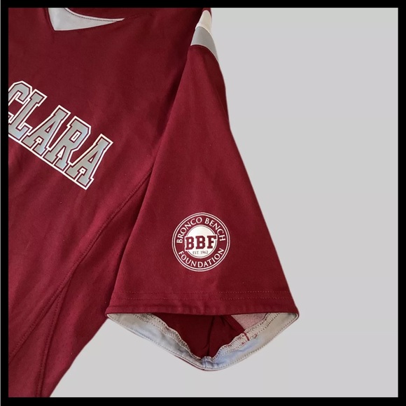 Santa Clara #26 Under Armour Heat Gear SHIRT Size MD 38-40 Protect This House - Picture 3 of 13